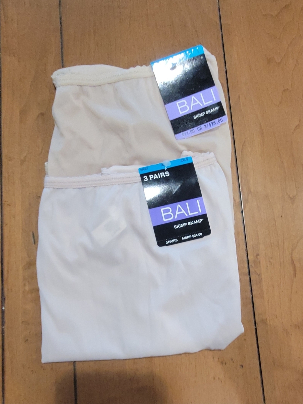 Bali Skimp Scamp Womens Briefs 2XL 2 Briefs